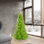 Lime Fir Artificial Christmas Tree withLED Lime Lights with Stand