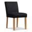 Chaises de salle à manger rembourrées en bois massif à hauteur d'assise 18,5 po-569556373