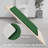 3-piece Memory Foam Bathroom Rug Set Dark Green
