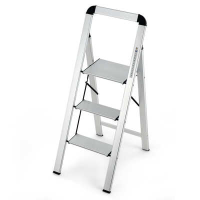 Marchepied pliant en aluminium à 3 marches