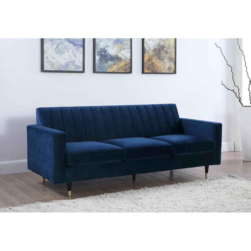 Canapé Conn, Velours marine