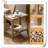 Solid Wood End Table Set