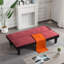 Canapé-lit futon 62,99 "avec dossier réglable et canapé convertible à cadre en métal pour salon-1016785602