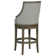 Robroy Swivel Upholstered Counter Stool with Solid Wood Frame
