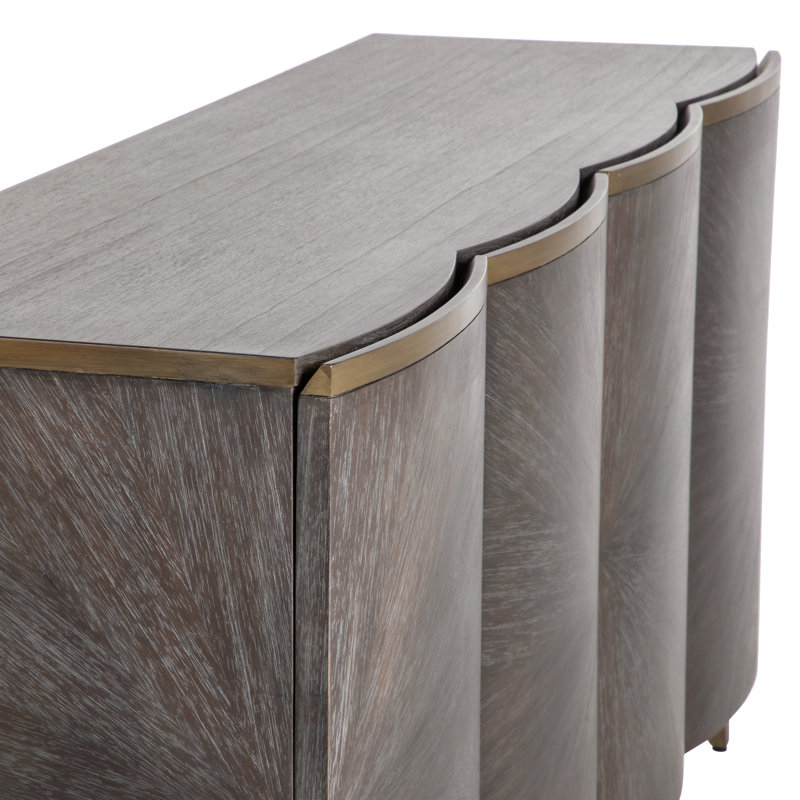 Pete 60" Wide Mindi Solid Wood Sideboard