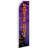 Double Sided 138'' H x 30'' W Polyester Halloween Feather Banner