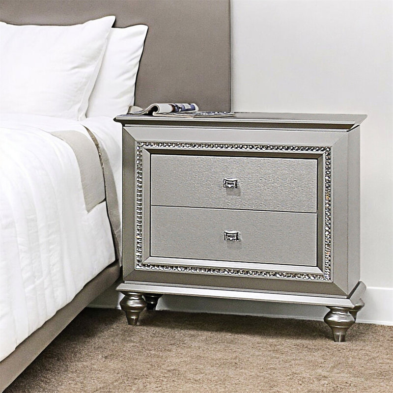 Nightstand Bedside Table With Drawer