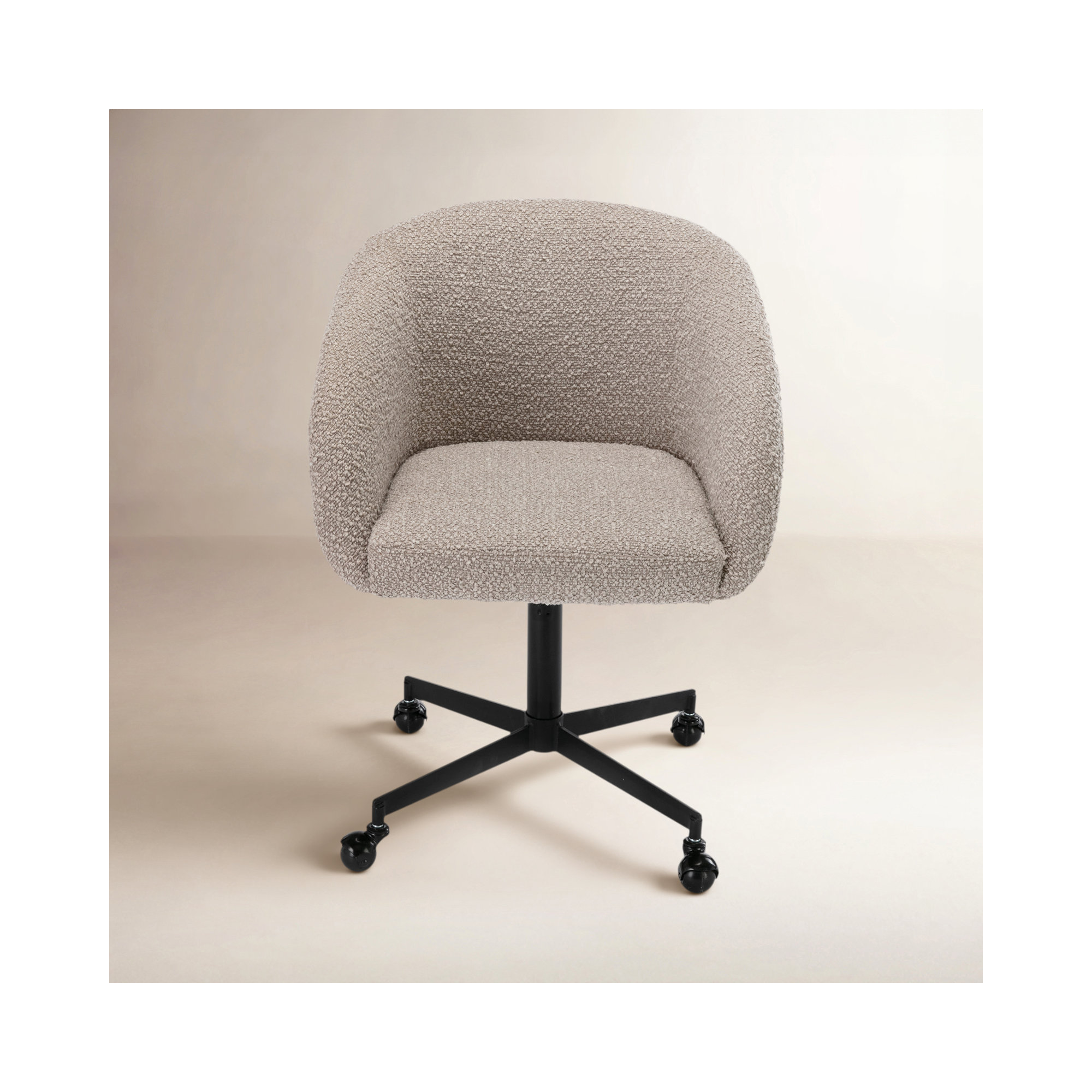 Darius Swivel Office Chair, Black, Gray