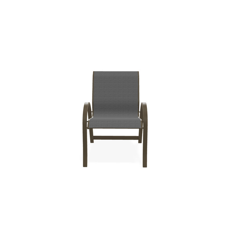 Aruba 1 Outdoor Dining Armchair, Beachwood