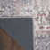Machine Washable Oriental Gray Area Rug