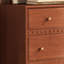 Commode d'appoint simple en bois massif ambré
