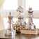 CosmoLiving by Cosmopolitan Dark Gray Aluminum Chess Sculpture with Knight, Queen and King 3 - Pieces