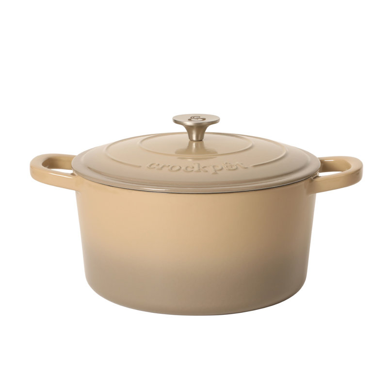 Cocotte en fonte Crock-Pot Artisan, 7 pte, Dégradé taupe