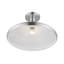 Plafonnier semi-encastré 1 lumière 15,25 po Fieldbrook-1781825536