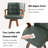 Eastwood 3 Pieces Swivel Faux Leather Counter&Bar Stools With Bamboo Frame-564010257-564010270