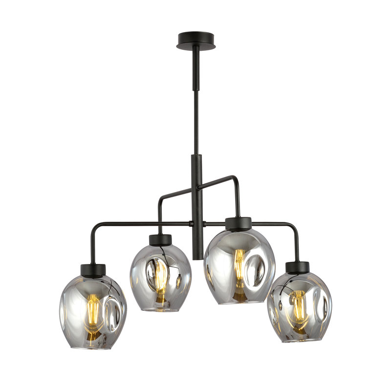 Damien 4 - Light Sputnik Chandelier, Graphite