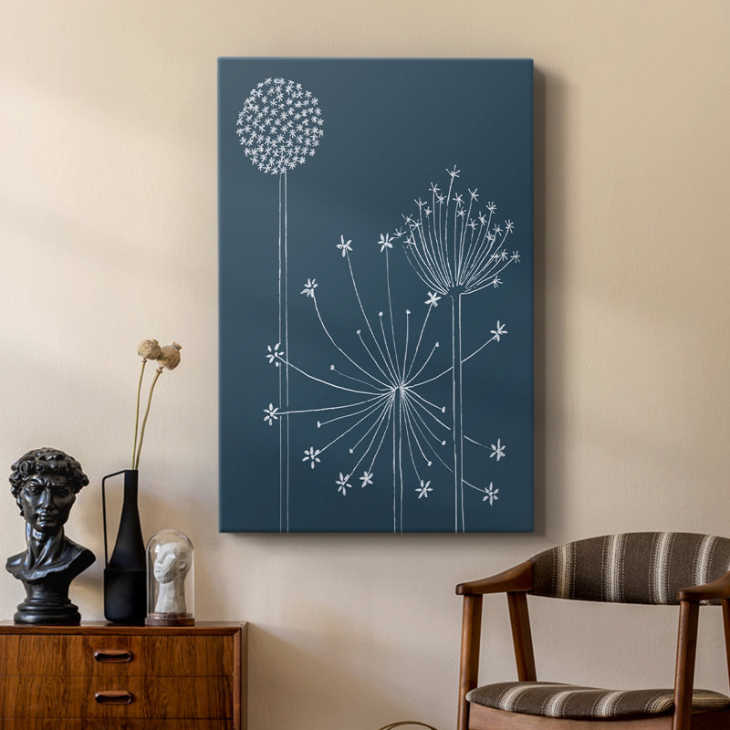 Graphic Alliums I - Gallery Cavas, H 18 po x l 12 po