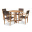 Herning Teak Wood Outdoor Stacking Dining Armchair