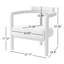 Fauteuil demi-tonneau de 27 po de large Tilde-619909262