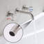 Robinet de baignoire en acier inoxydable avec bec pivotant
