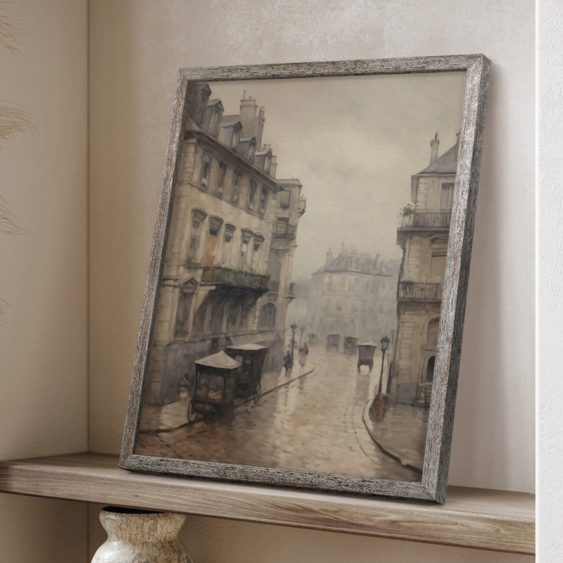 Vintage Landscape VI Framed Print - Solid Wood, 21" H x 17" W
