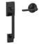 Century Lower Half Handleset and Latitude Door Lever Set (Deadbolt Sold Separately)-30891189-59673965