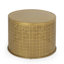 Table basse rectangulaire - L 25,5 po x l 25,5 po x H 17,5 po - Métal - Brun foncé - TABLE DE CAFÉ