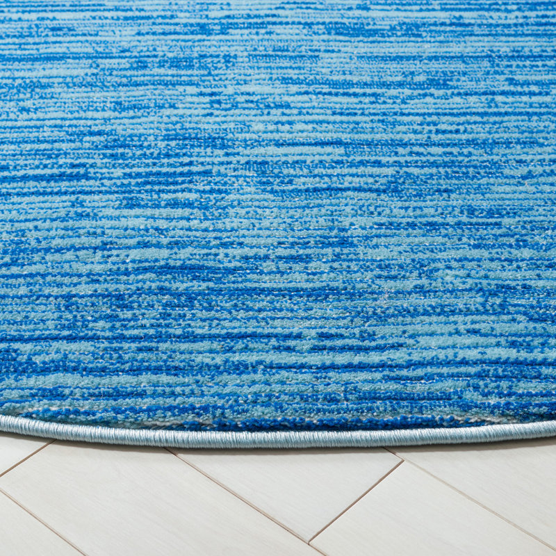 Loganville Performance Abstract Rug, Round 6'7"