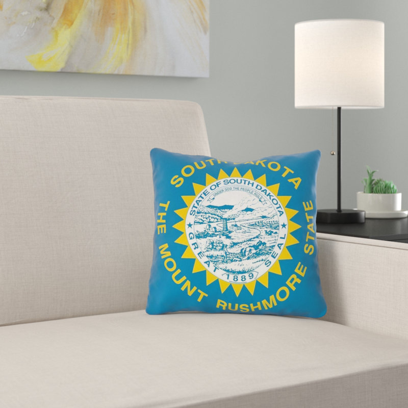 Housse de coussin carré, 14 po x 14 po, Pas de bourre