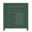 Meuble-lavabo de 30 po avec rangement en céramique-645387365