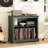 Rustic Record Player Stand Vinyl Record, Holder Hold Up To 230 Albums Farmhouse Turntable Stand With Cable Management-2005796869