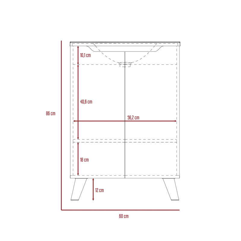 Gerritdina Bathroom Cabinet
