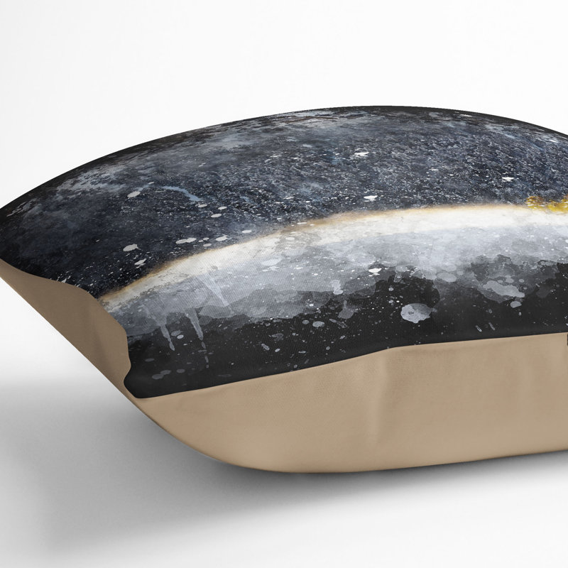 Eibsee Lake in Germany Cushion with Filling, 55cm H x 55cm W x 20cm D, Stone