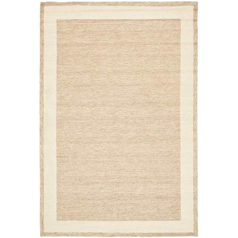 Taran Easy Care Hand Hooked Performance Solid Color Rug, Rectangle 2' x 3'