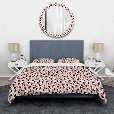 Polyester Geometric Shapes Duvet Cover