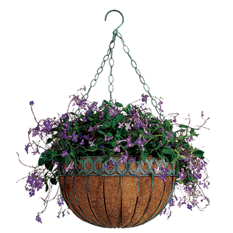 Jardinière en métal Queen Anne