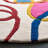 Candrice Hand Tufted Wool/Cotton Abstract Rug in Ivory/Red-630690461