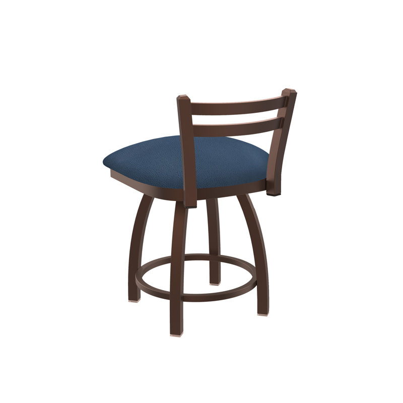 Tabouret de coiffeuse en métal Jackie, Bronze, Vinyle - Rein Bay