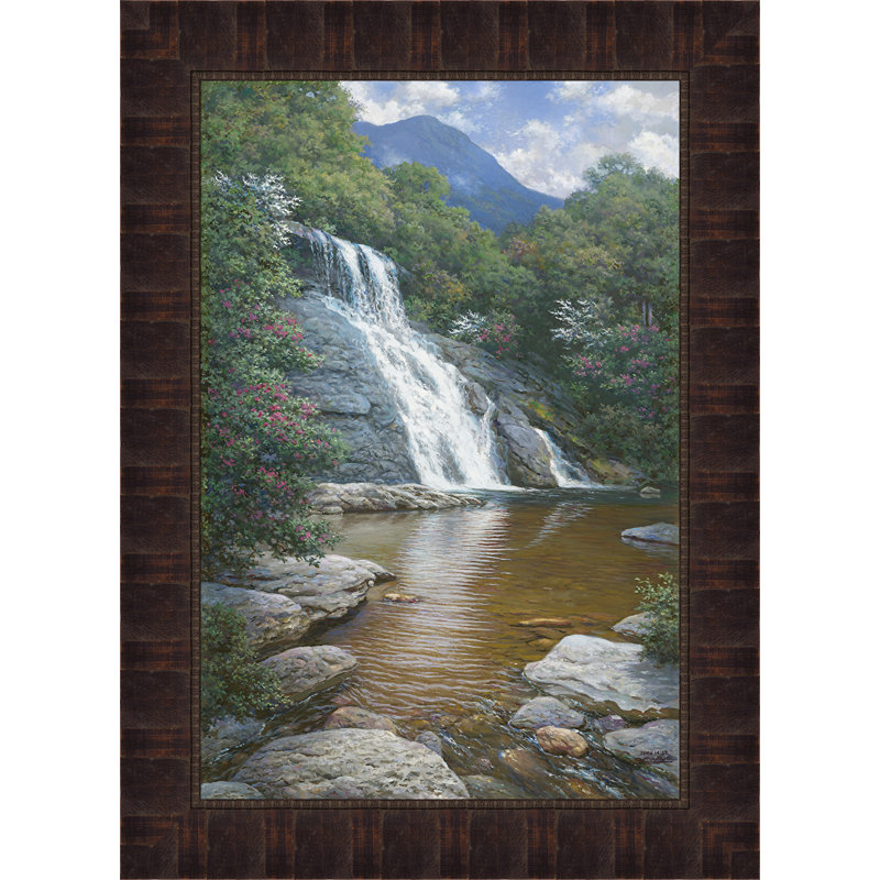 « pacifique reflections », reproduction d’impression sur toile encadrée