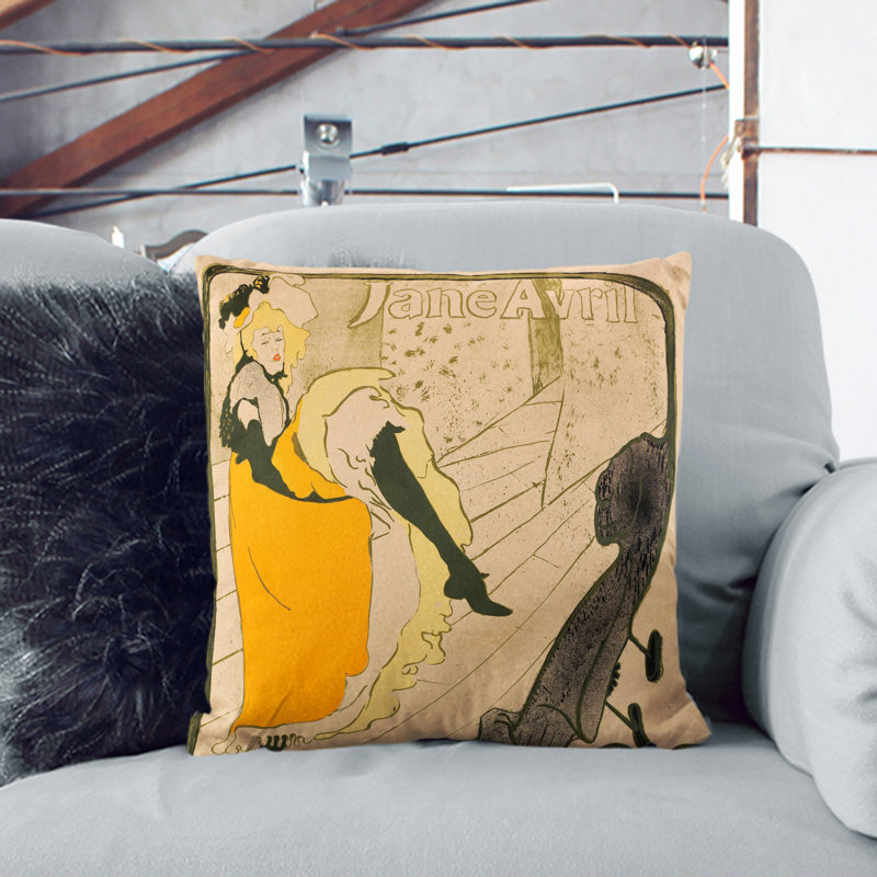 Jane Avril Vol.2 Scatter Cushion, 40cm H x 40cm W x 15cm D