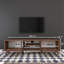 Meuble télé 70,9 x 19,1 x 13,8 po Sian 100% panneau de particules enduit de mélamine, épaisseur: 0,7 pouce | Pieds en plastique robuste, pouvant supporter jusqu'à 77 lb | Design scandinave élégant pour le salon-1013745126