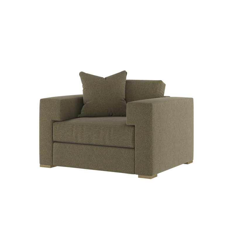 Fauteuil d'appoint Gabrielle, Rise Fern (tissu performance) 1357-34, Dune