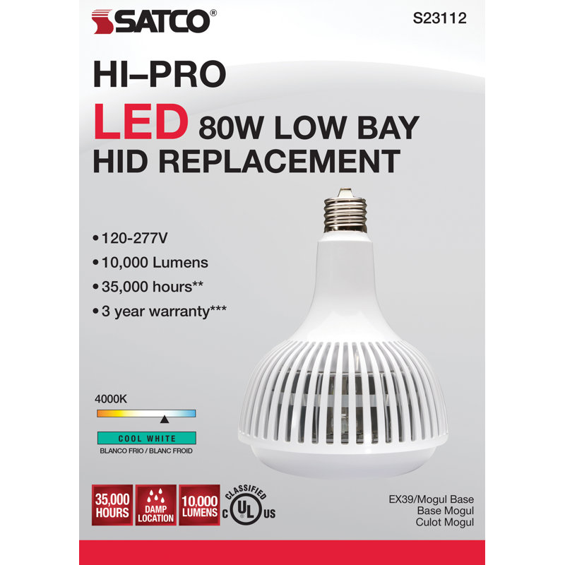 80 Watt LED Bulb, 4000K