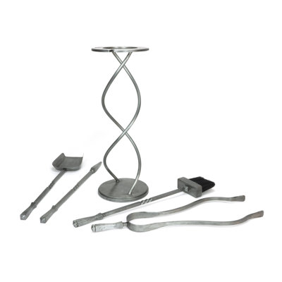 Steel Fireplace Tool Set