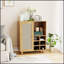 Armoire à vin spacieuse avec rangement de 34 pouces pour le rangement de la maison et du salon-313889323