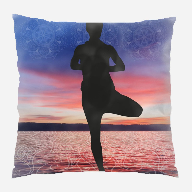 Microsuede Reversible Throw Pillow