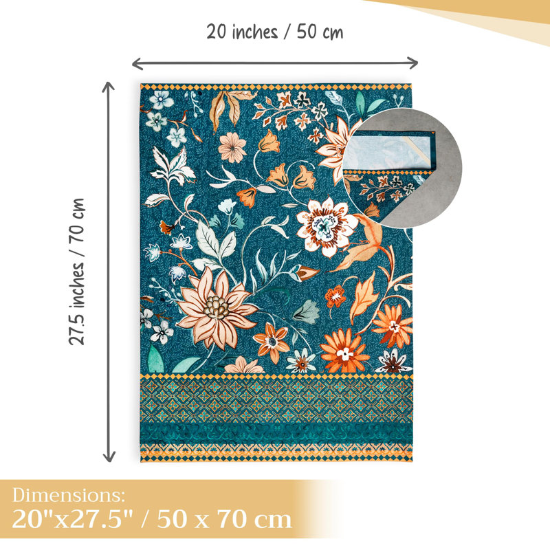 Ensemble de 3 serviettes de cuisine en draps 100% coton 20 "x 27,5" Maison d 'Hermine