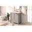 Ensemble de meuble-lavabo 30 po avec lavabo, armoire de salle de bain multifonctionnelle avec portes et tiroir, structure solide et panneau de fibres à densité moyenne-111123929