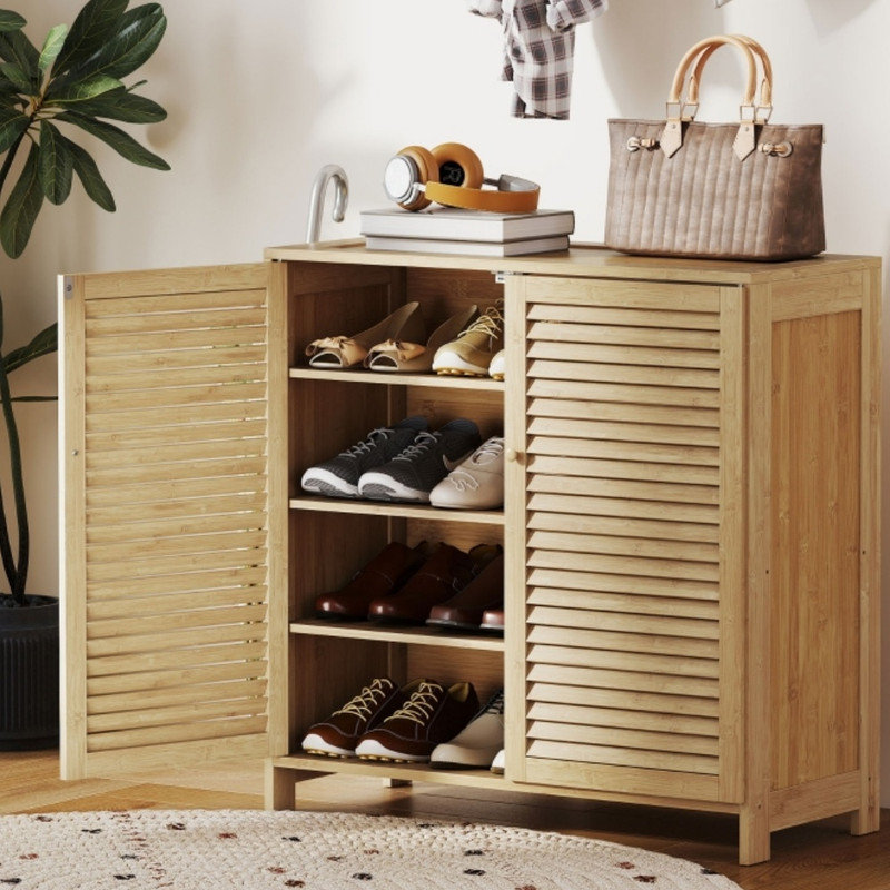14 Pair Shoe Storage Cabinet
