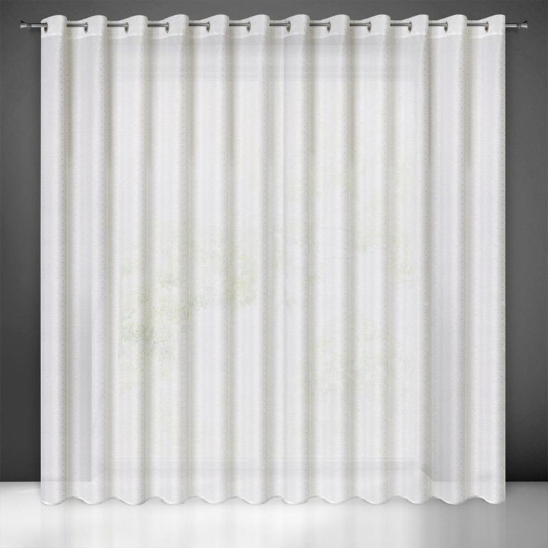 Sibel Eyelet Room Darkening Curtains, White